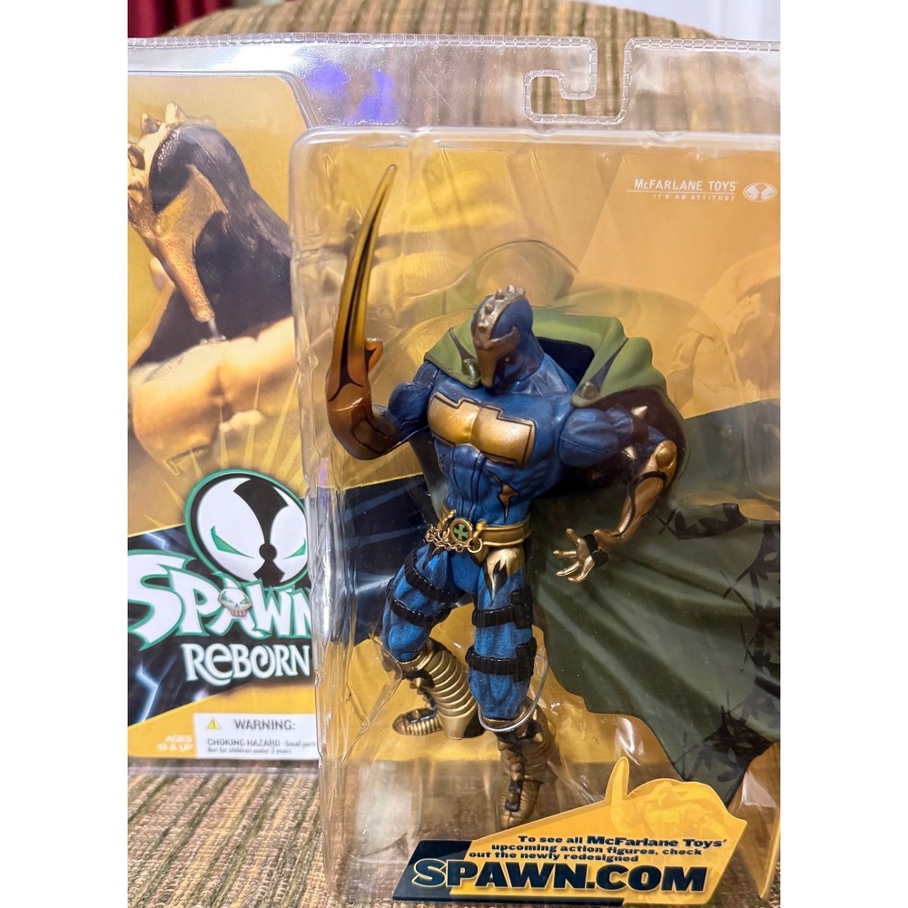 McFarlane Toys Spawn Reborn Series 3 Redeemer Action Figure Blue Gold New